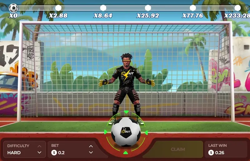 Penalty Unlimited Football Game Screenshot - PKR Betting for Pakistani Players